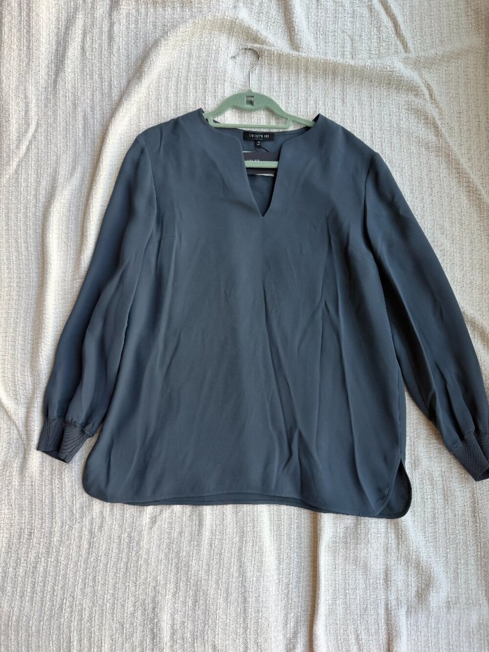 Lafayette 148 New York NWT Silk Blouse - Port Blue - Size M